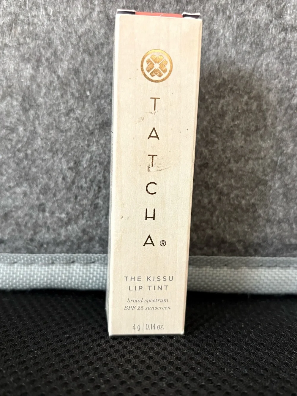 Tatcha Cream and Gold The Kissu Lip Tint Packaging